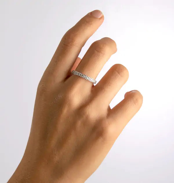 Alliance Ring Silver Platinum Platinum Circumite - Dahlströms Guld