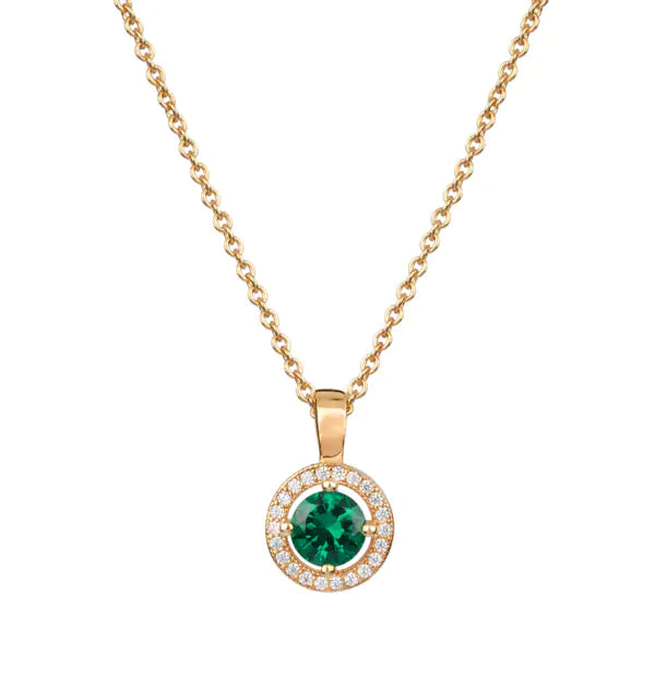 Hängsmycke Guldplätering 18K Emerald - Dahlströms Guld