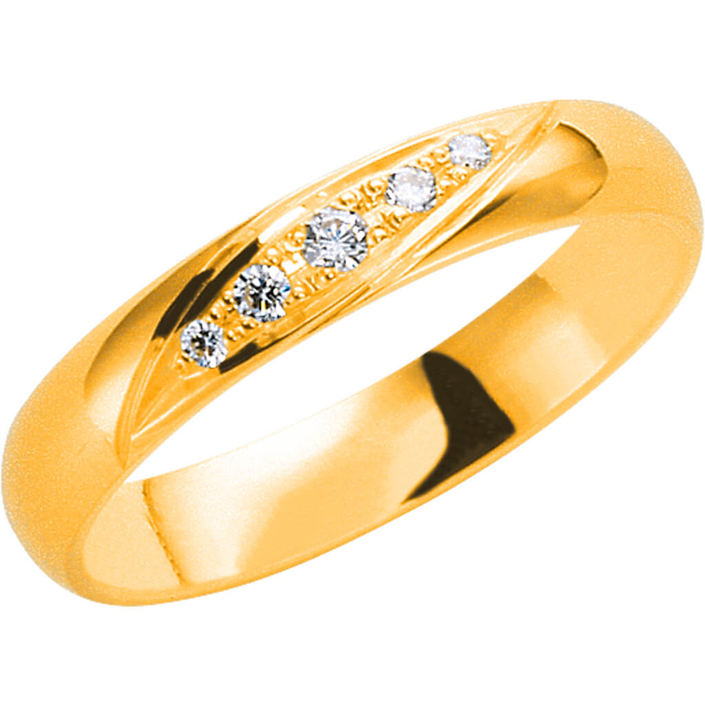203-3,5 9.5 - Ring i rödguld - Dahlströms Guld