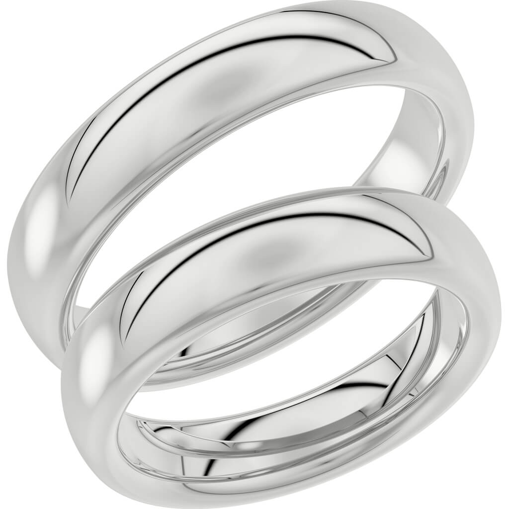 220-5 - Slät ring i silver - Dahlströms Guld