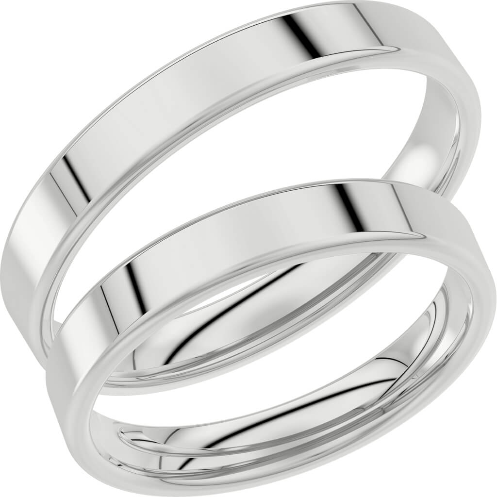 238-3,5 - Slät ring i silver - Dahlströms Guld