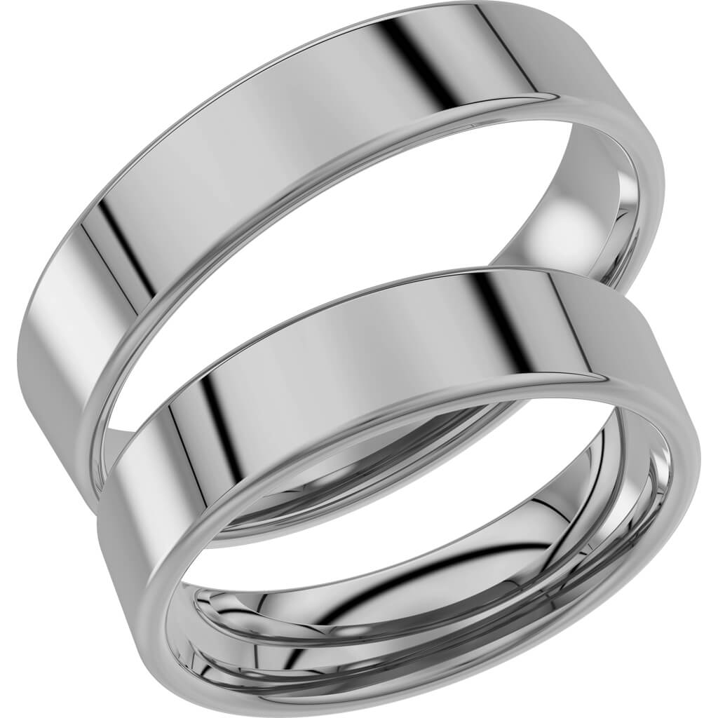 238-5 - Slät ring i palladium - Dahlströms Guld
