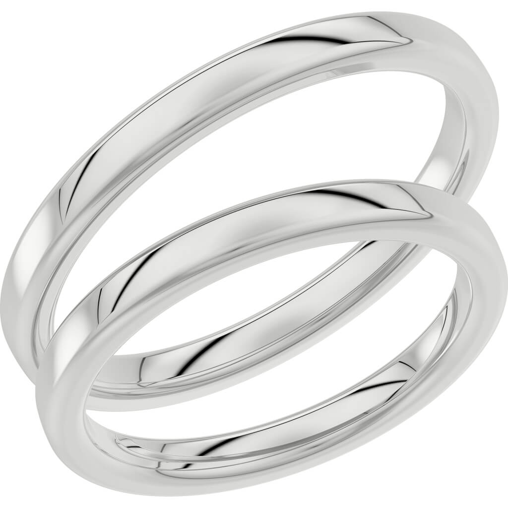 240-2,5 - Slät ring i silver - Dahlströms Guld