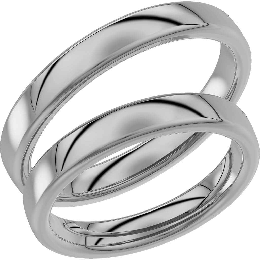 240-3,5 - Slät ring i palladium - Dahlströms Guld