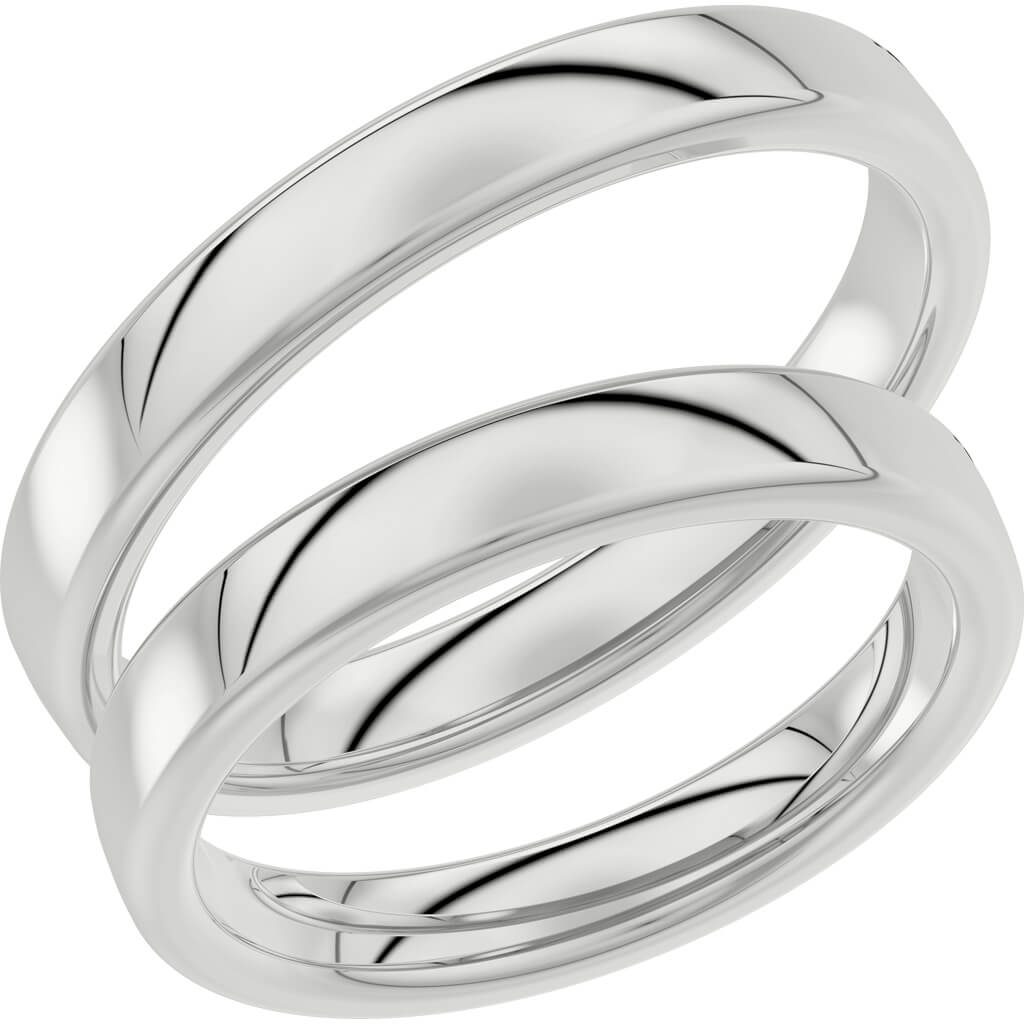 240-3,5 - Slät ring i silver - Dahlströms Guld