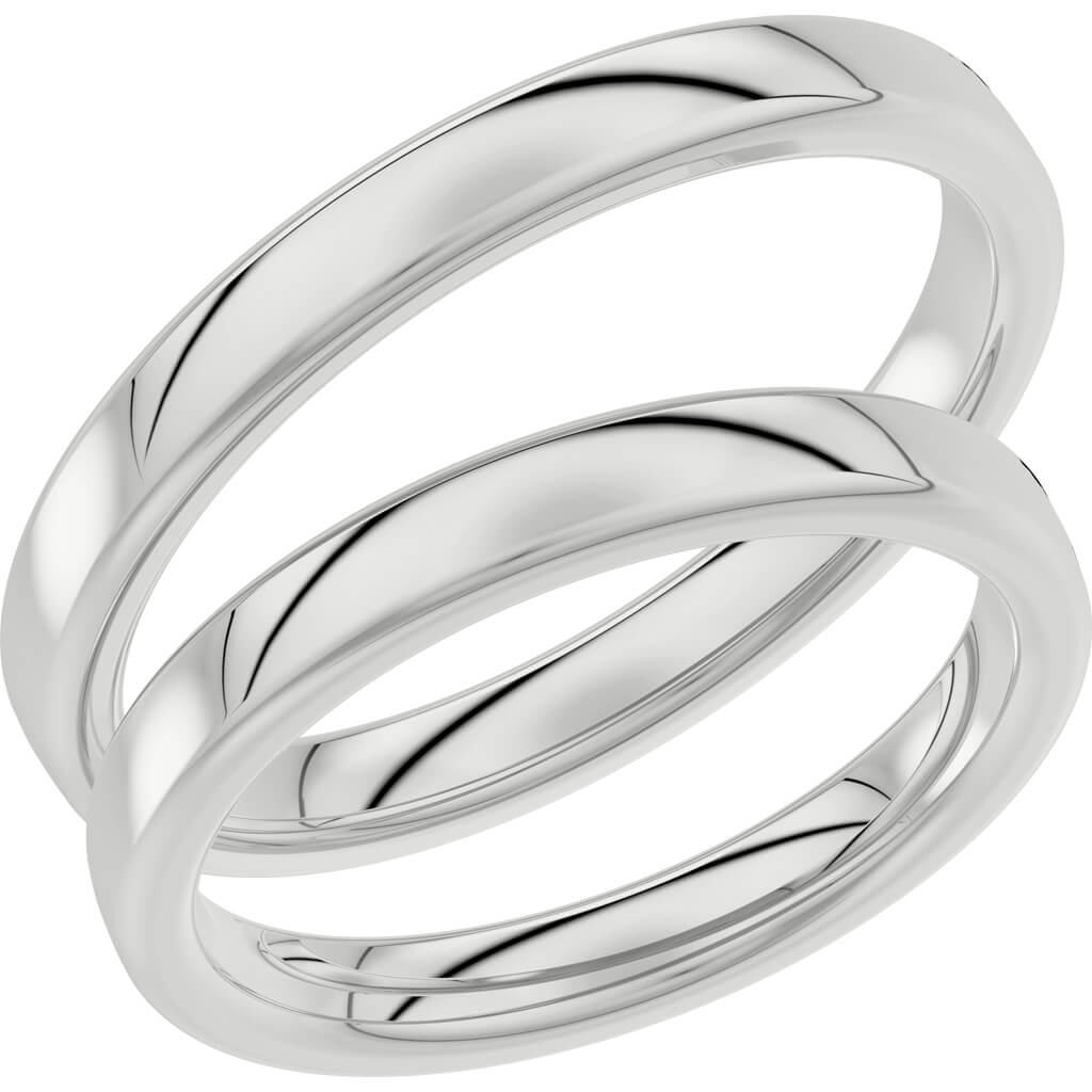 240-3 - Slät ring i silver - Dahlströms Guld