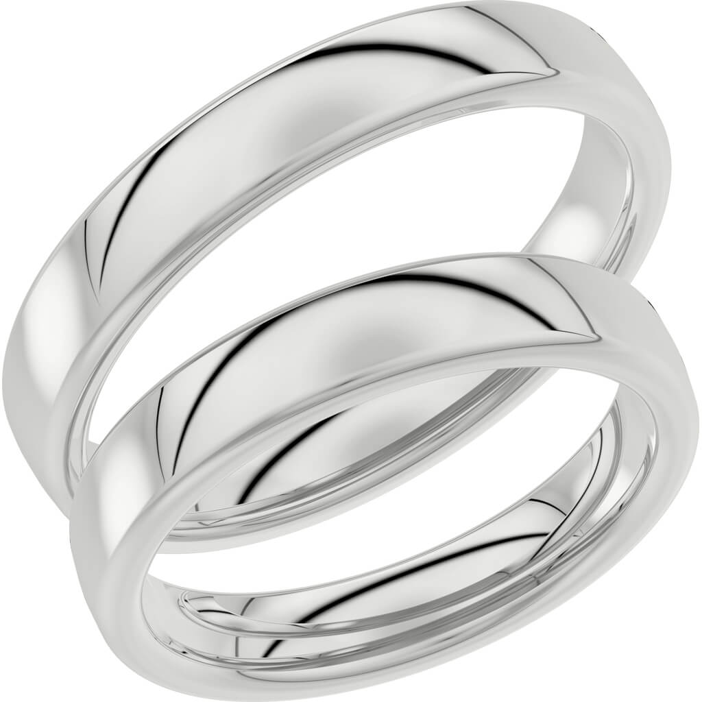 240-4 - Slät ring i silver - Dahlströms Guld