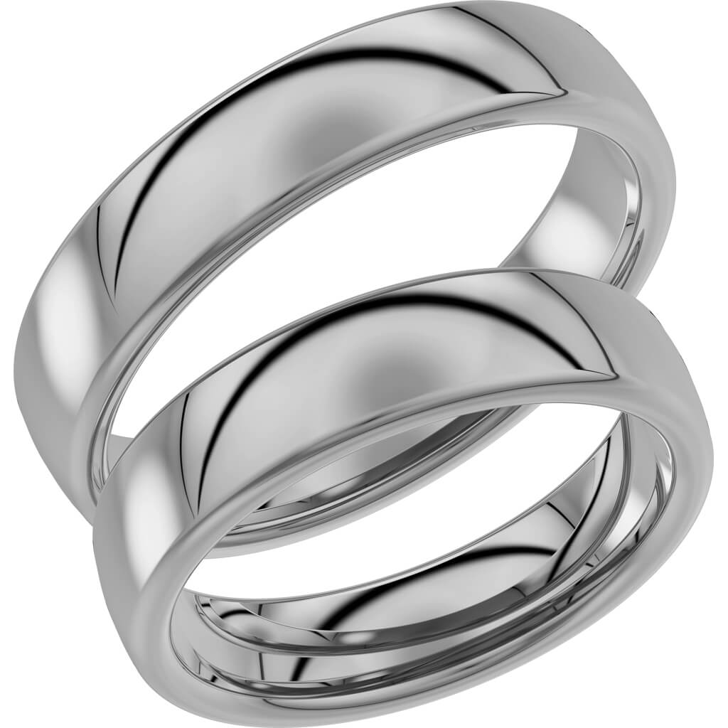 240-5 - Slät ring i palladium - Dahlströms Guld