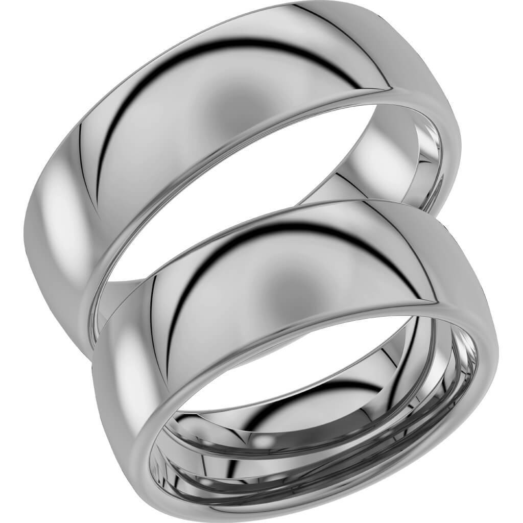 240-7 - Bred slät ring i palladium - Dahlströms Guld