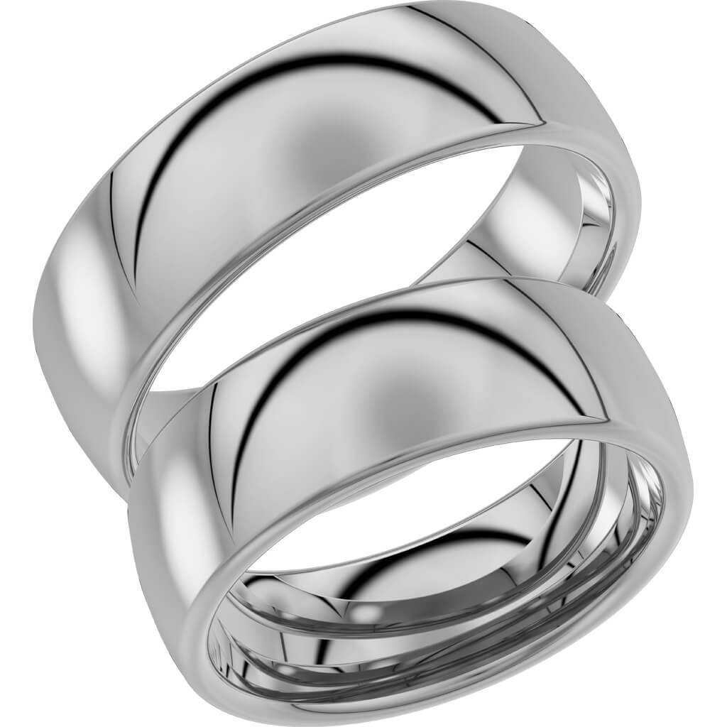 240-7 - Bred slät ring i vitguld - Dahlströms Guld