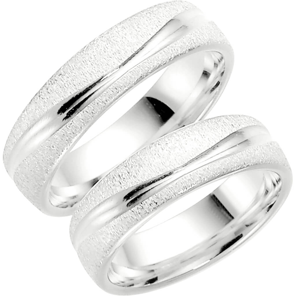 283-6 - Mönstrad ring i silver - Dahlströms Guld