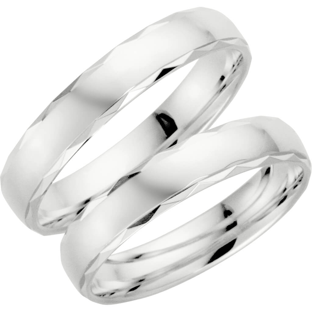 62-4 - Mönstrad ring i silver - Dahlströms Guld
