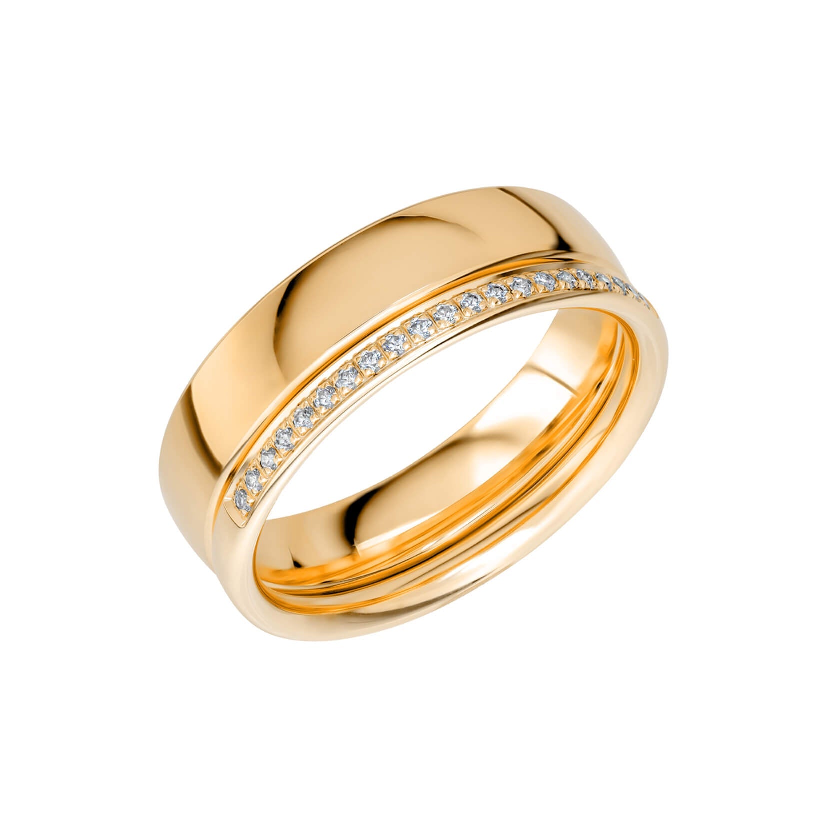720-4 - Slät ring i rödguld - Dahlströms Guld