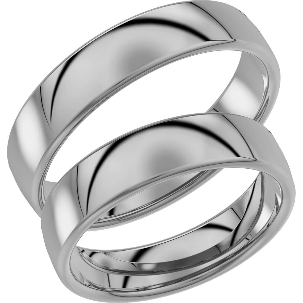 720-5 - Slät ring i palladium - Dahlströms Guld
