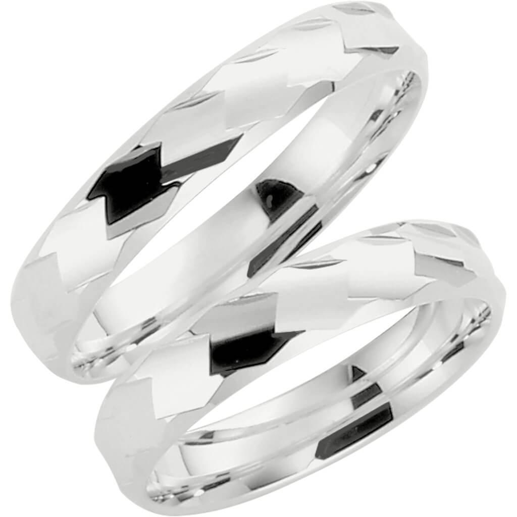 76-4 - Mönstrad ring i silver - Dahlströms Guld