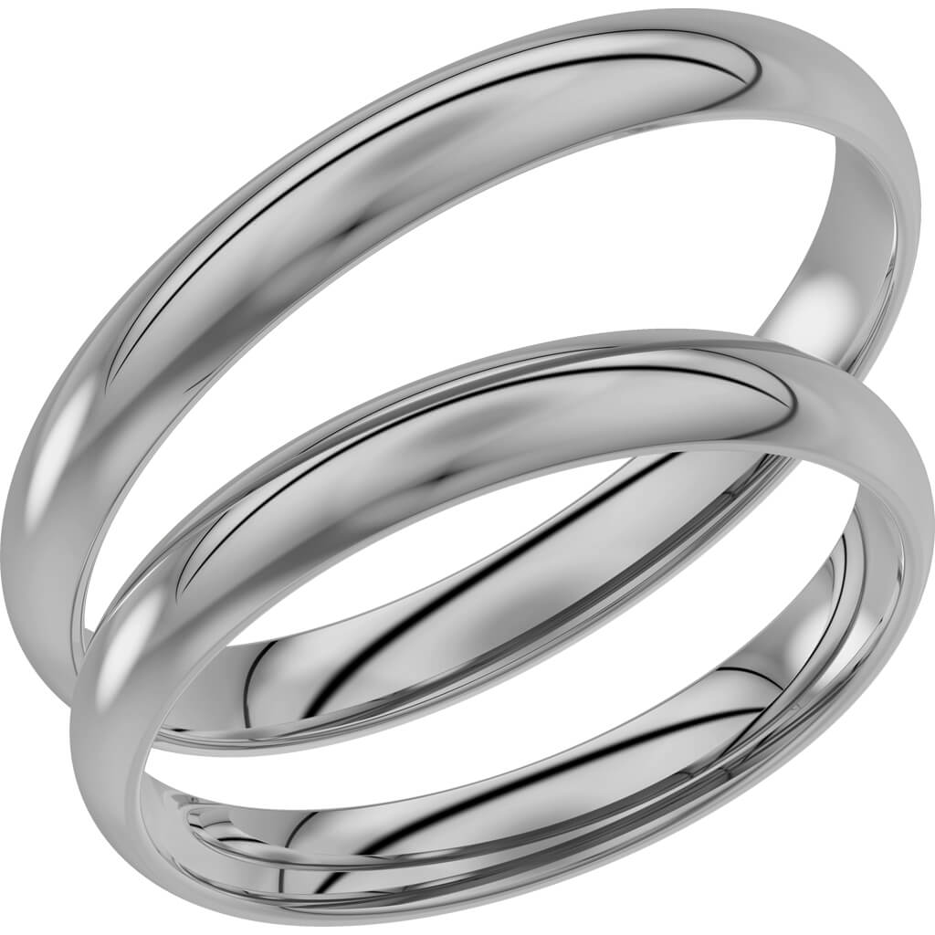 92-3 - Slät ring i palladium - Dahlströms Guld