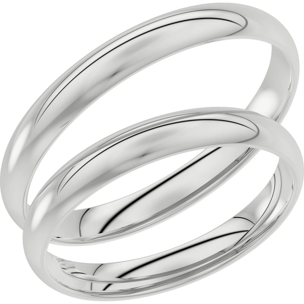 92-3 - Slät ring i silver - Dahlströms Guld