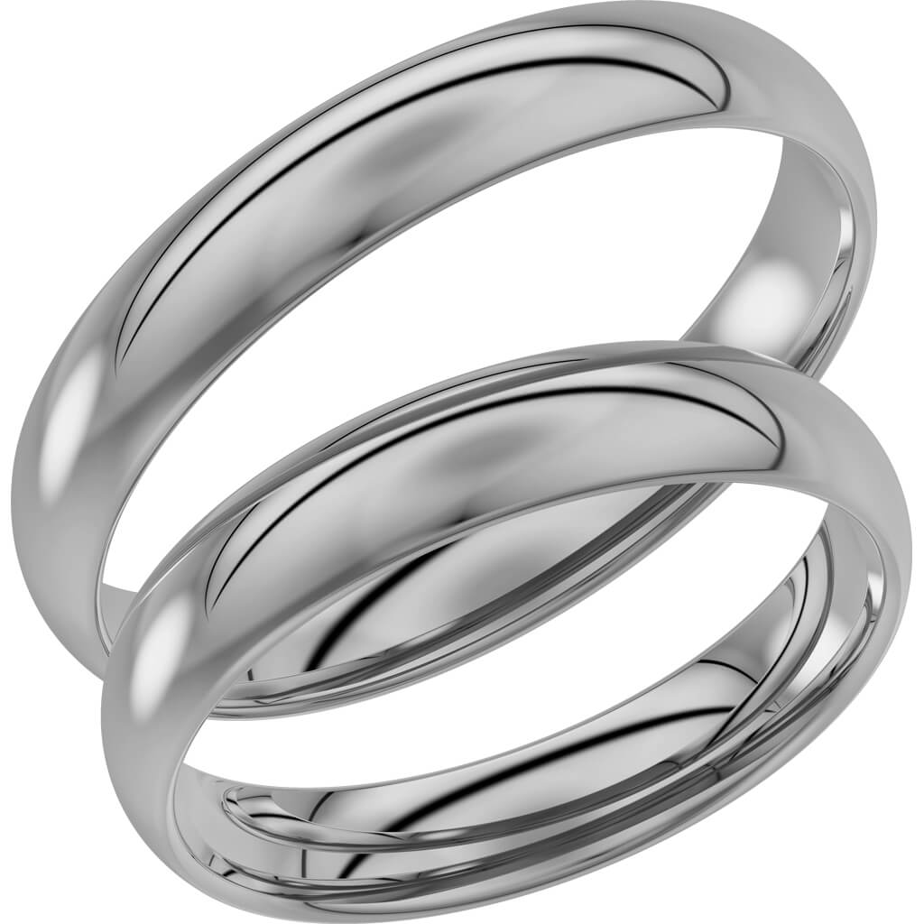 92-4 - Slät ring i palladium - Dahlströms Guld