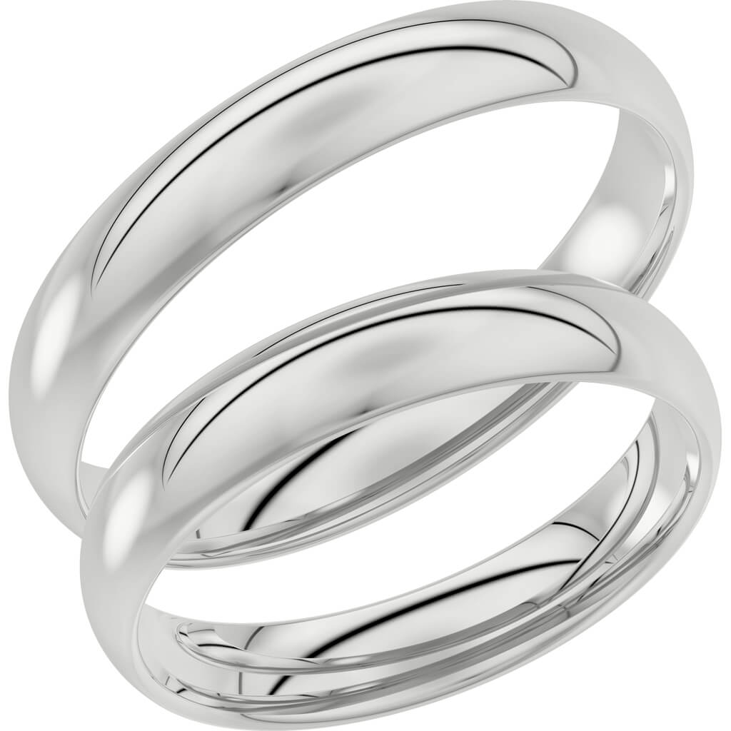 92-4 - Slät ring i silver - Dahlströms Guld