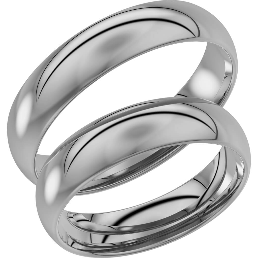 92-5 - Slät ring i palladium - Dahlströms Guld