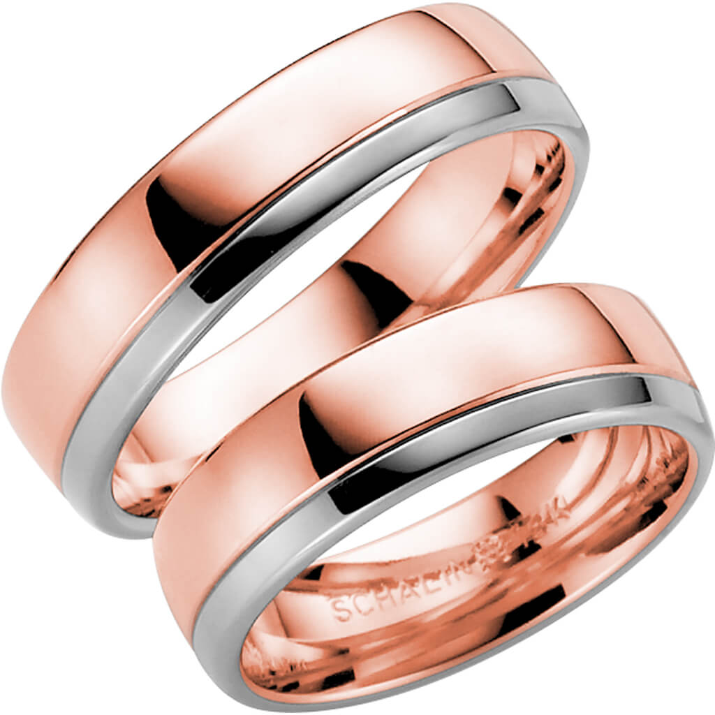 BASEL - Flerfärgad ring i roséguld & vitguld - Dahlströms Guld