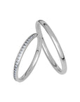 SR1001 - Smal slät ring i platina - Dahlströms Guld