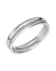SR1001 - Smal slät ring i vitguld - Dahlströms Guld