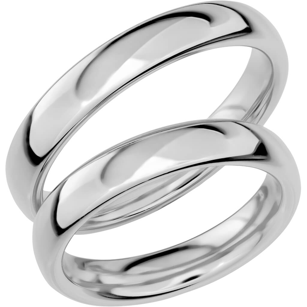 SR1005 - Slät ring i platina - Dahlströms Guld