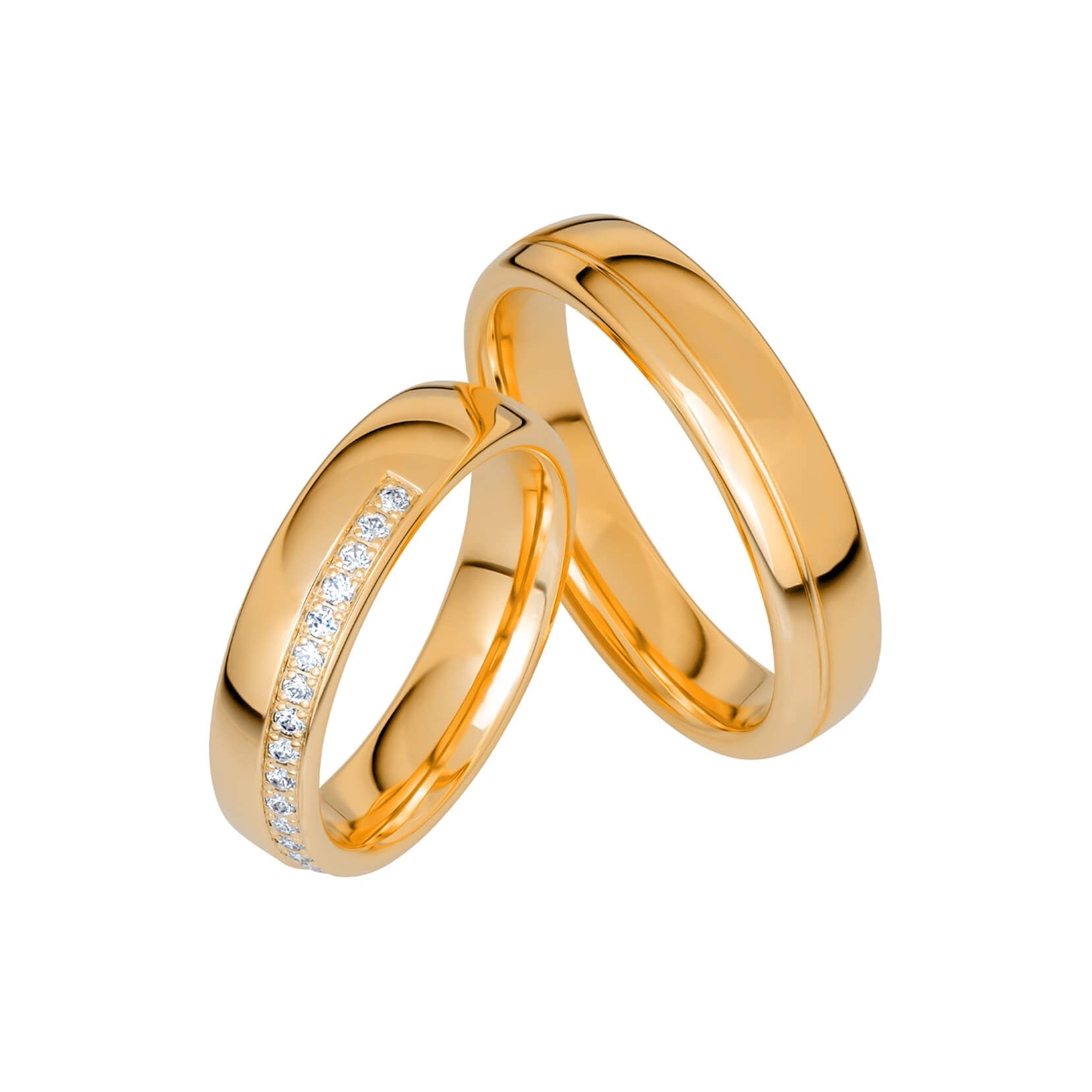 SR1006 - Slät Ring i rödguld - Dahlströms Guld