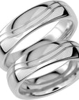 SR1007 - Bred slät ring i platina - Dahlströms Guld