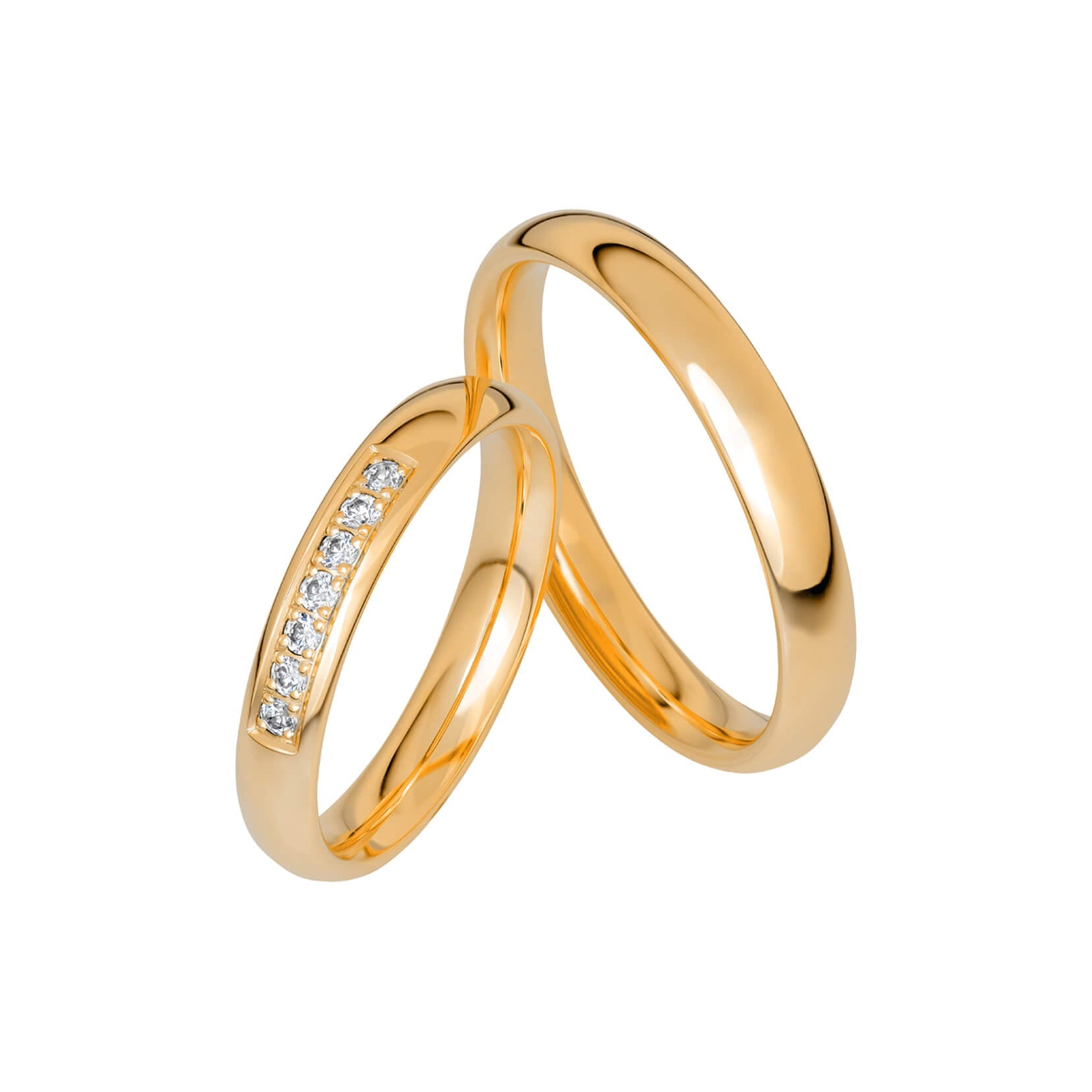 SR1011 - Slät ring i rödguld - Dahlströms Guld