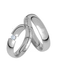 SR1013 - Slät ring i platina - Dahlströms Guld
