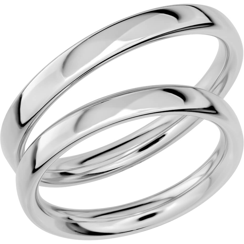 SR1017 - Slät ring i vitguld - Dahlströms Guld