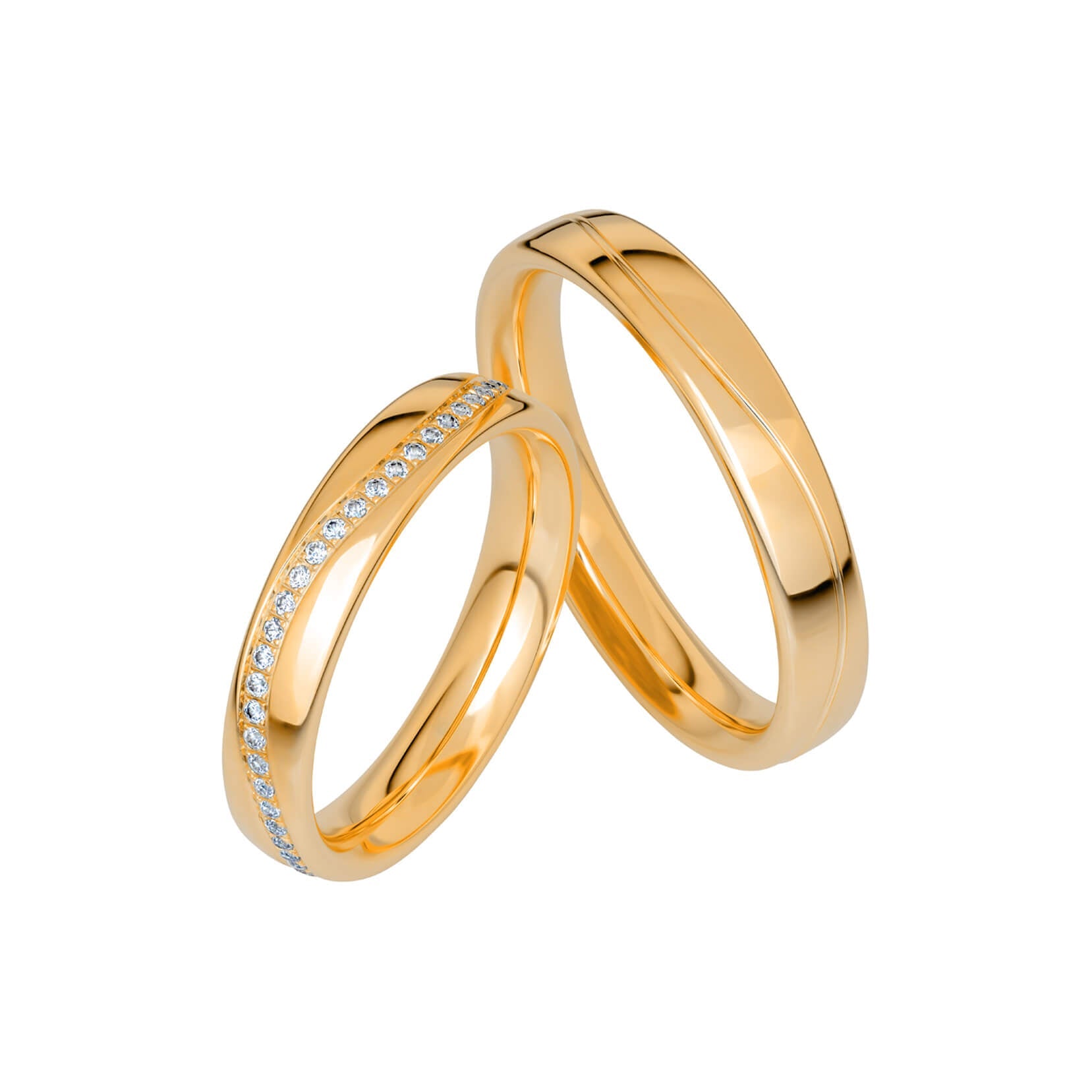 SR1019 - Slät Ring i rödguld - Dahlströms Guld