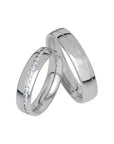 SR1020 - Slät Ring i platina - Dahlströms Guld