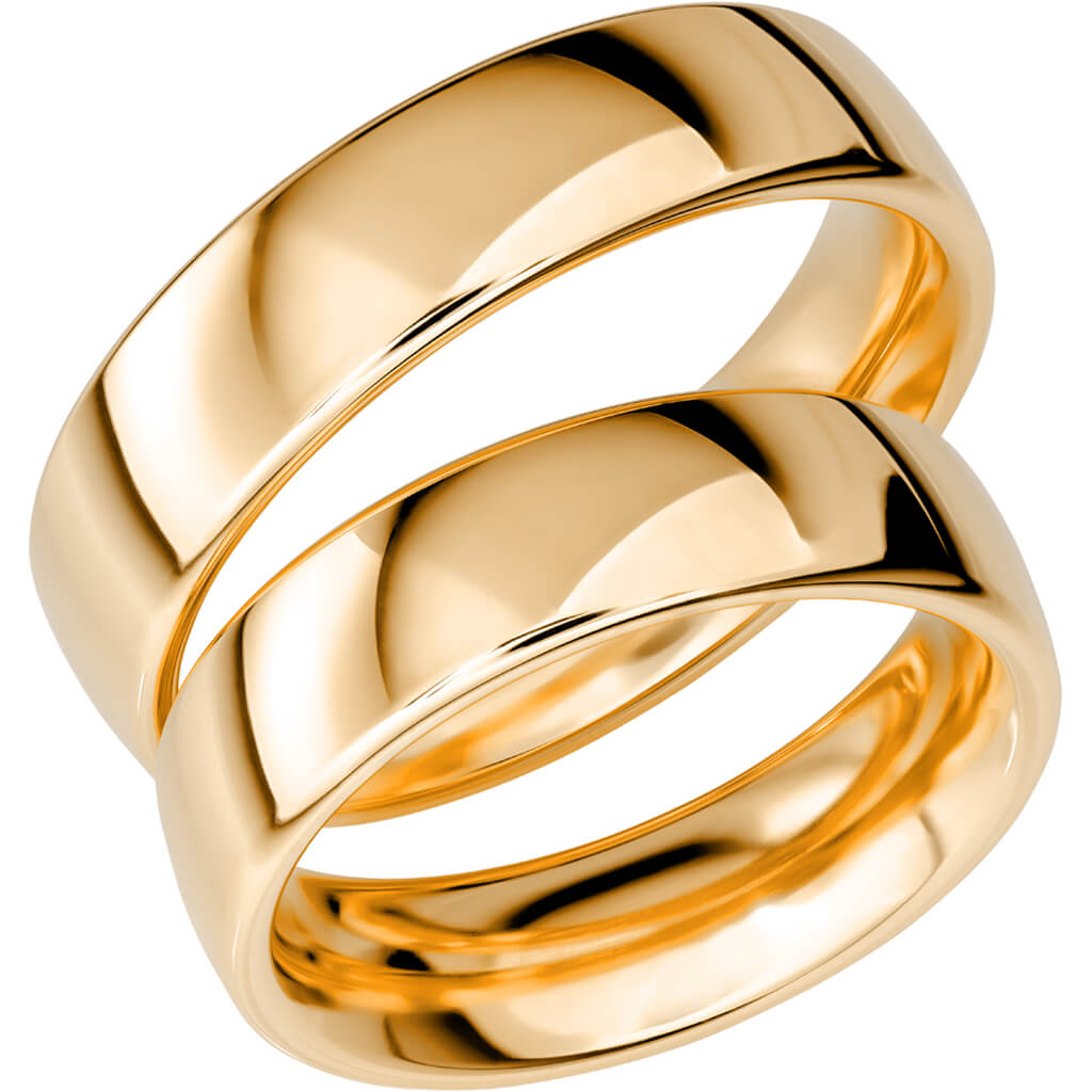 SR1021 - Bred slät ring i rödguld - Dahlströms Guld