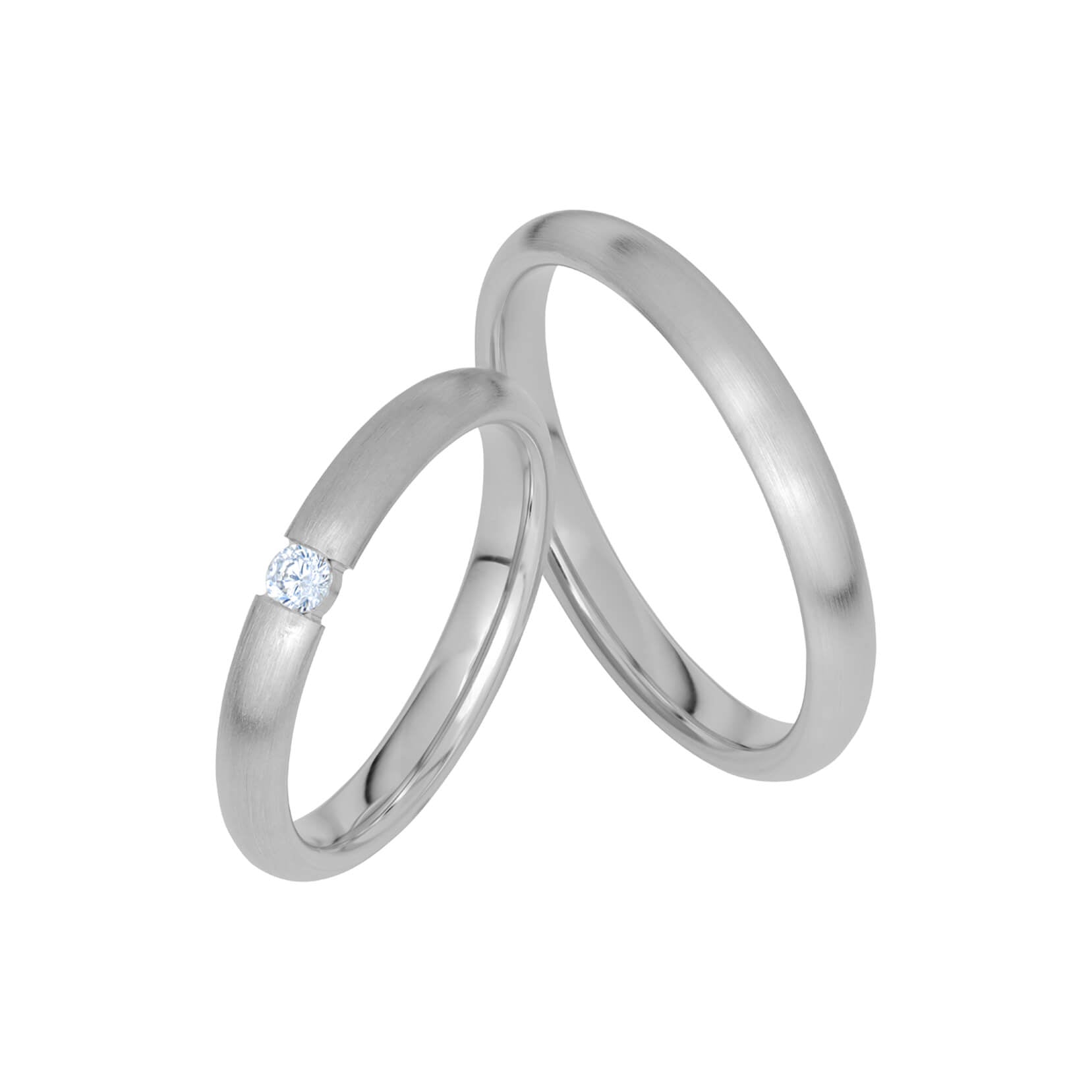 SR1024 - Slät ring i vitguld - Dahlströms Guld