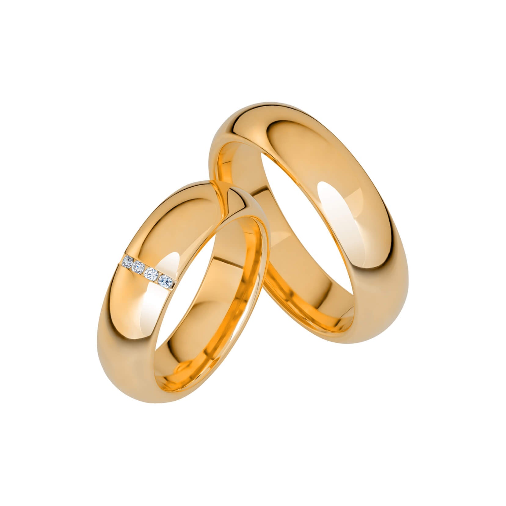 SR1028 - Bred slät ring i rödguld - Dahlströms Guld
