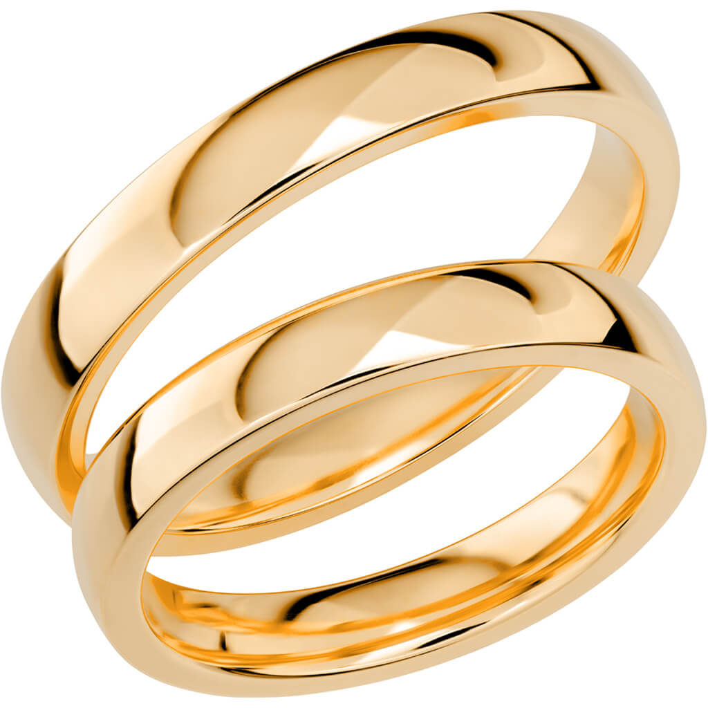 SR1032 - Slät ring i rödguld - Dahlströms Guld