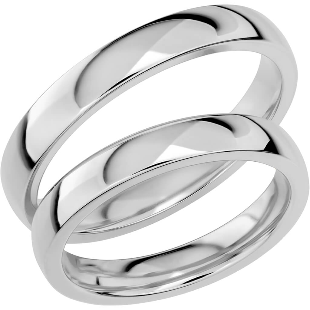 SR1032 - Slät ring i vitguld - Dahlströms Guld