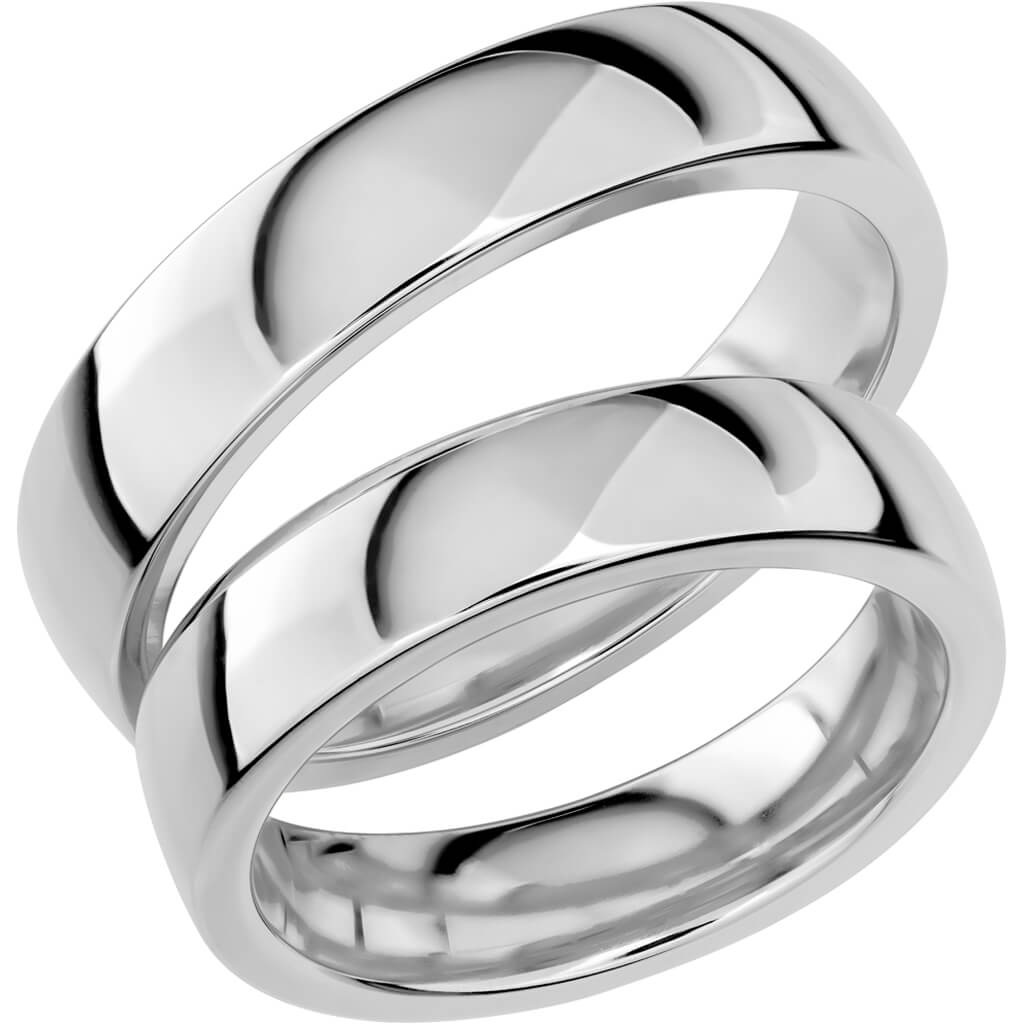 SR1034 - Slät ring i platina - Dahlströms Guld