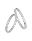 SR1036 - Smal slät ring i platina - Dahlströms Guld