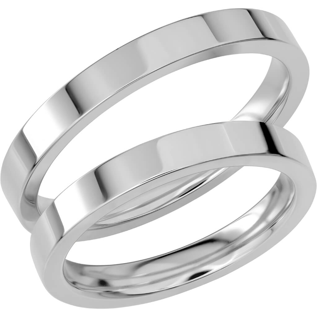 SR1038 - Slät ring i platina - Dahlströms Guld