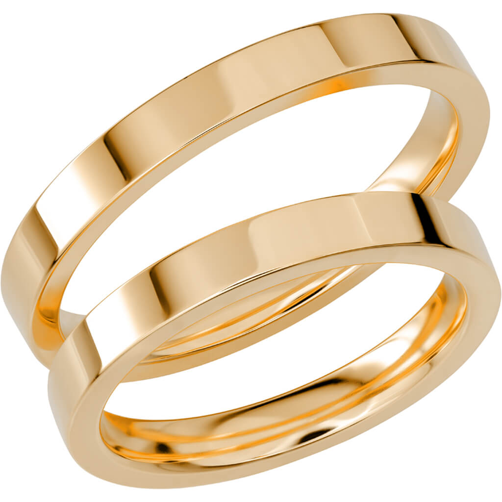 SR1038 - Slät ring i rödguld - Dahlströms Guld