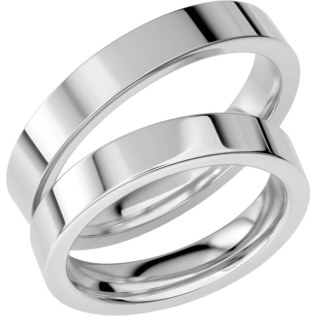SR1040 - Slät ring i vitguld - Dahlströms Guld