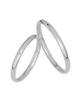 SR1043 - Smal slät ring i vitguld - Dahlströms Guld