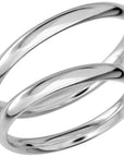 SR1044 - Smal slät ring i platina - Dahlströms Guld