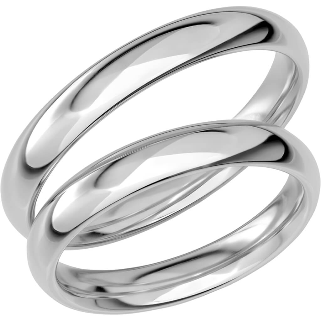 SR1046 - Slät ring i platina - Dahlströms Guld