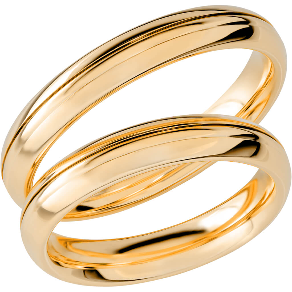 SR1047 - Slät Ring i rödguld - Dahlströms Guld