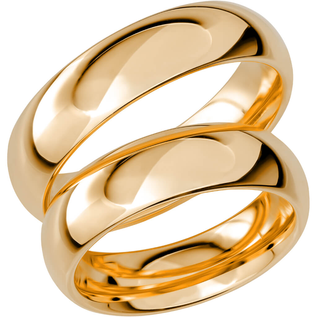 SR1049 - Bred slät ring i rödguld - Dahlströms Guld